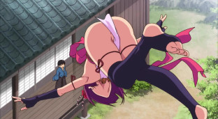 Koushoku no Chuugi Kunoichi Botan – Episode 2