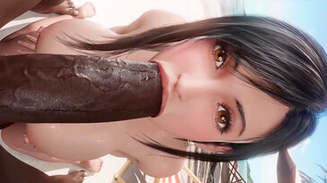 Tifa Lockhart On The Beach