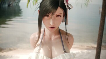 Tifa Lockhart Titfuck On The Beach